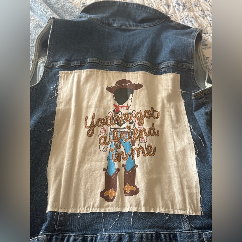 Disney Blue Denim Jean Vest